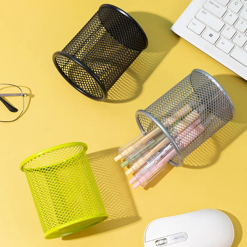 Metal Mesh Pencil Holder for Desk (1 Pc.)