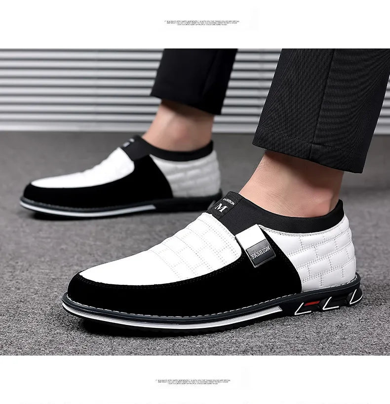 2024 new men's large-size casual leather shoes comfortable, foot cover, four-season models spring autumn, east and summer models