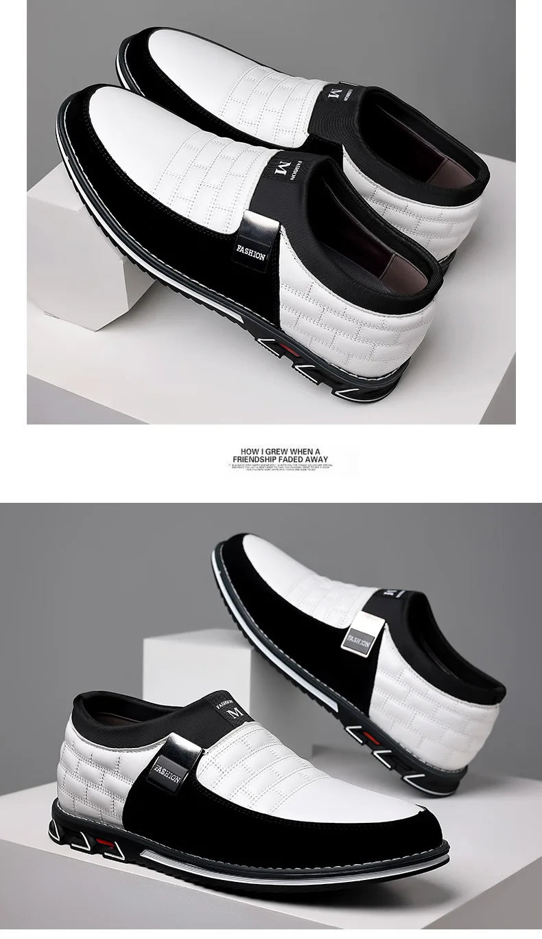 2024 new men's large-size casual leather shoes comfortable, foot cover, four-season models spring autumn, east and summer models