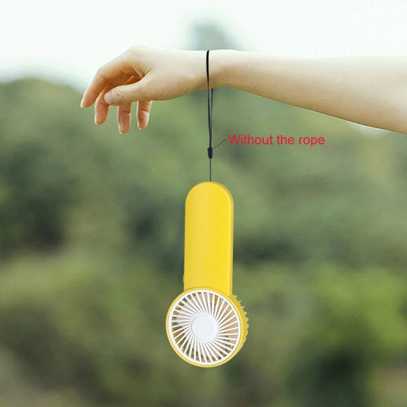 Travel Portable Fan Handheld Mini Fan AABattery Powered Super Mute Cooling Fan for Home Office- Travelling Cooler