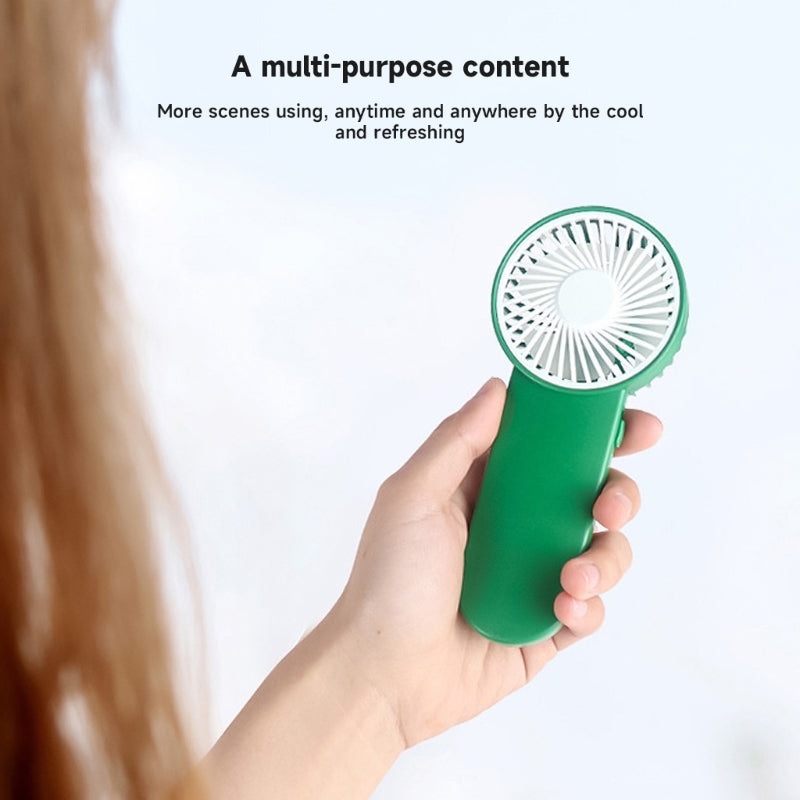 Travel Portable Fan Handheld Mini Fan AABattery Powered Super Mute Cooling Fan for Home Office- Travelling Cooler