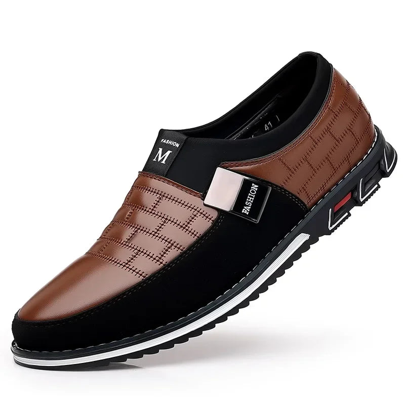 2024 new men's large-size casual leather shoes comfortable, foot cover, four-season models spring autumn, east and summer models