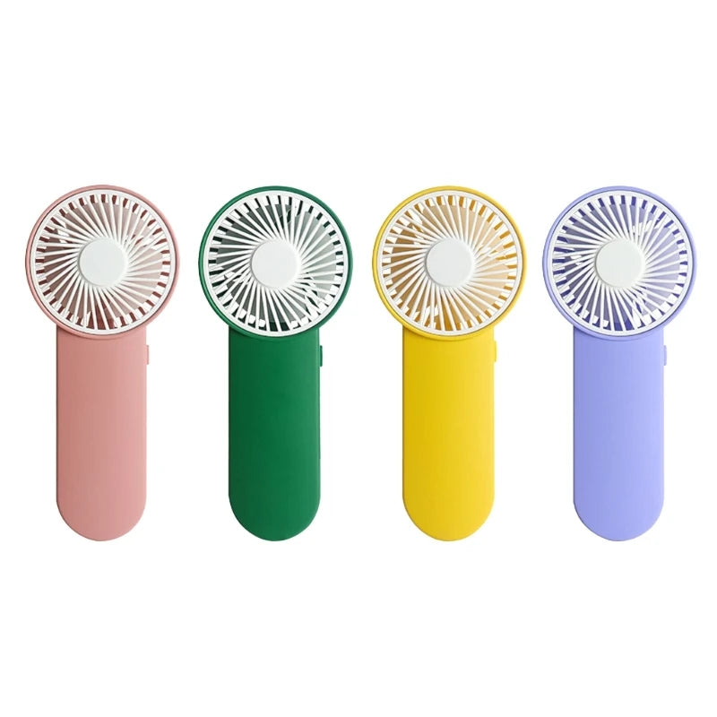 Travel Portable Fan Handheld Mini Fan AABattery Powered Super Mute Cooling Fan for Home Office- Travelling Cooler