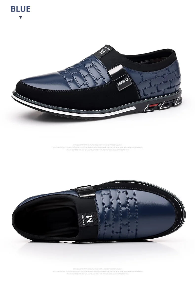 2024 new men's large-size casual leather shoes comfortable, foot cover, four-season models spring autumn, east and summer models