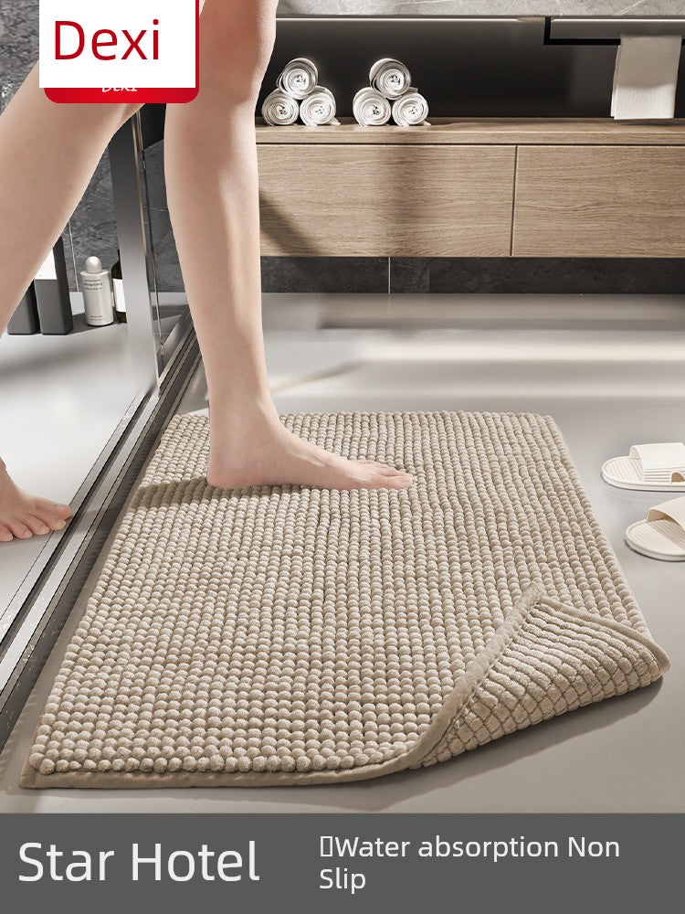 Bathroom Absorbent Domestic Toilet Non Slip Floor Mat