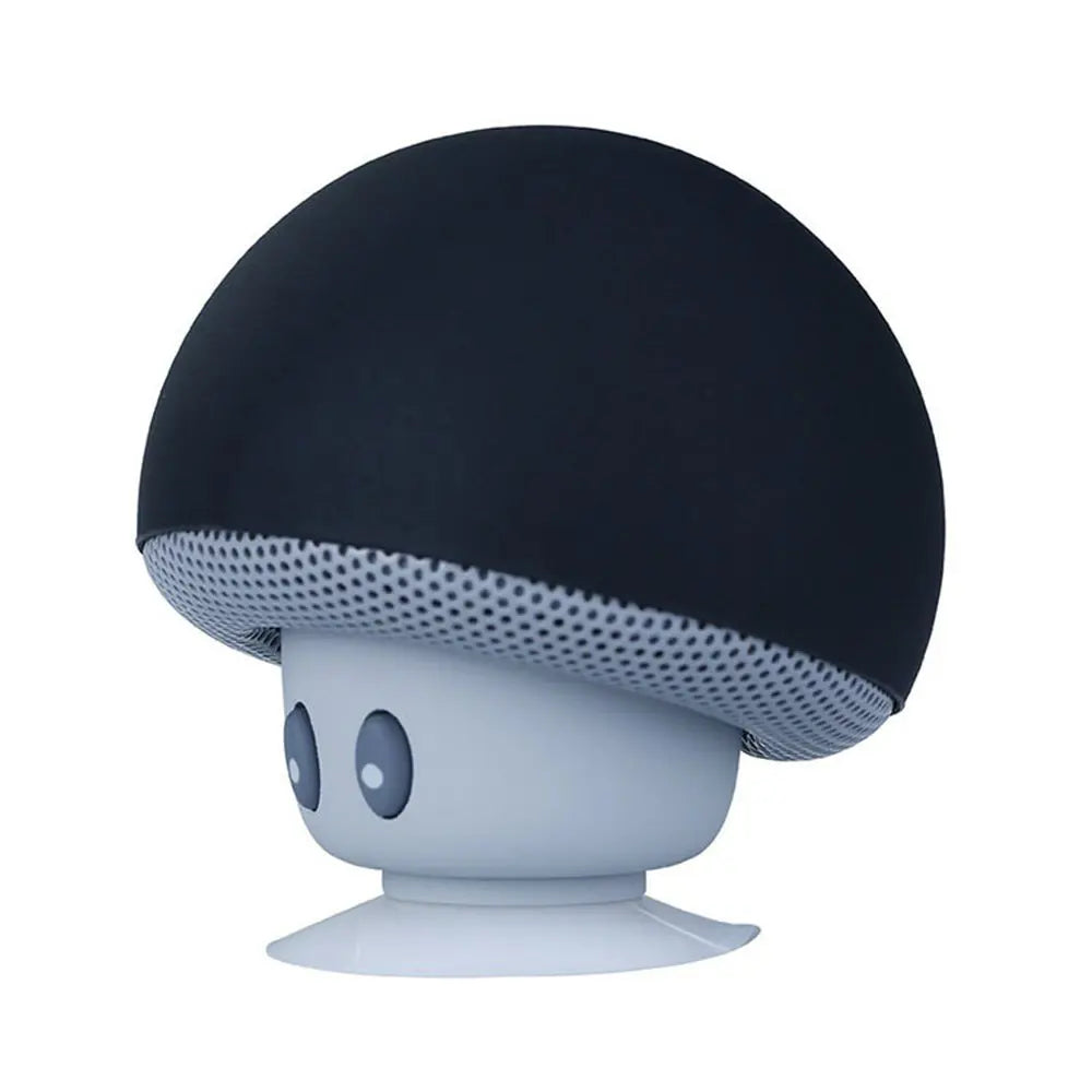 Cartoon Mushroom Wireless Speaker Waterproof Suction Cup Mini Speaker Audio Outdoor Portable Subwoofer