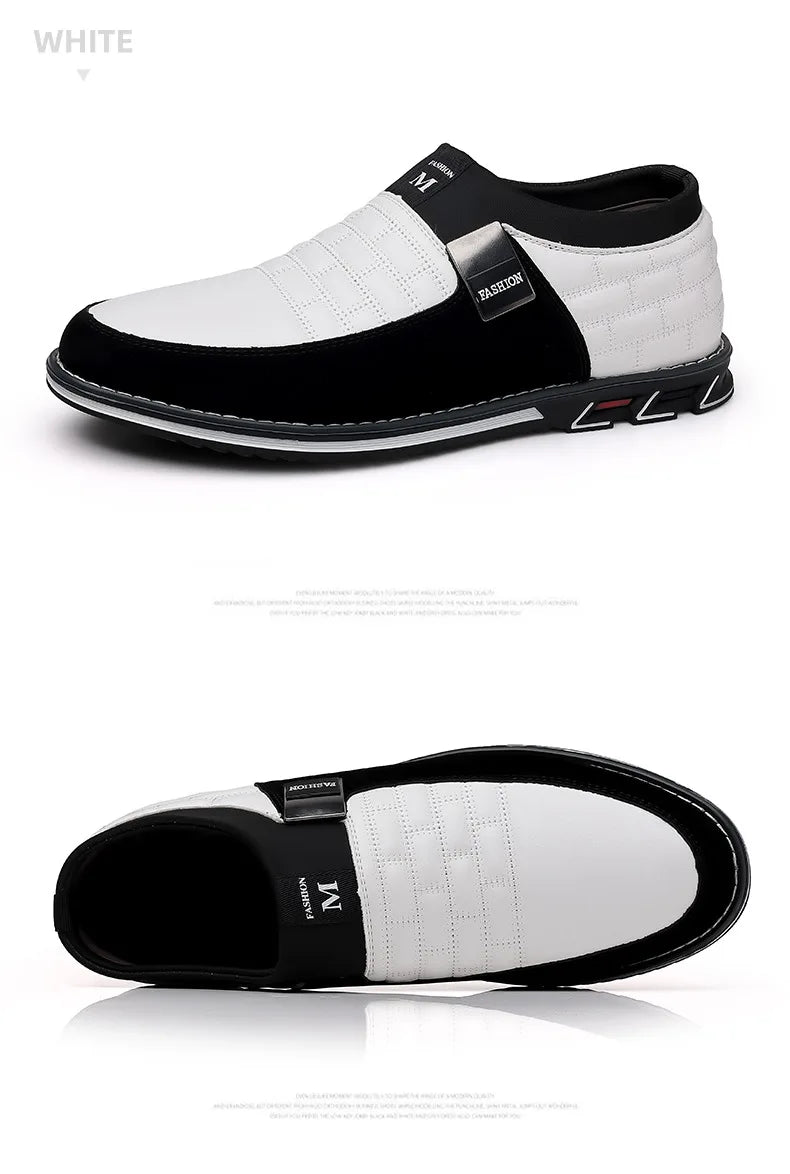 2024 new men's large-size casual leather shoes comfortable, foot cover, four-season models spring autumn, east and summer models