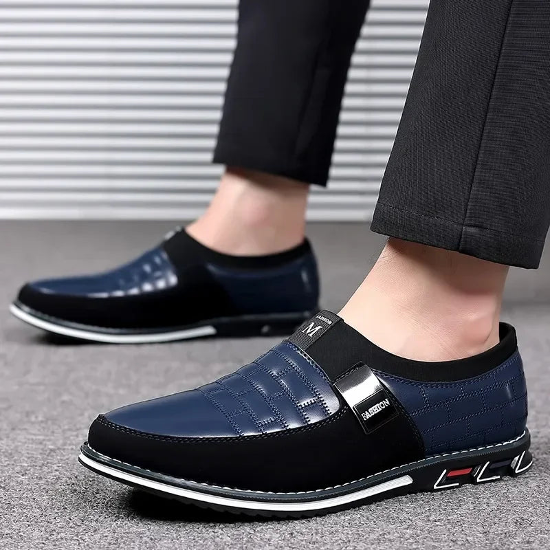 2024 new men's large-size casual leather shoes comfortable, foot cover, four-season models spring autumn, east and summer models