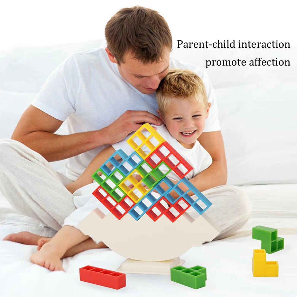 Balance Stacking Board Games Kids Adults Tower Block Toys