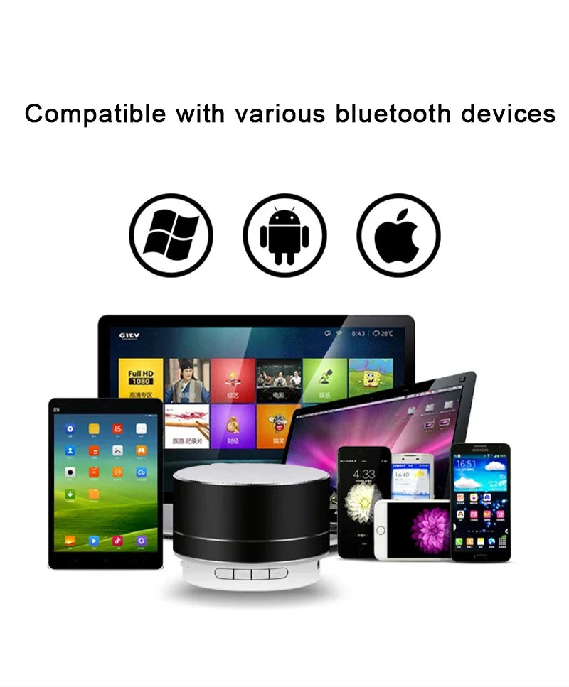 Mini Portable Wireless Caixa De Som Bluetooth Speaker Music Sound Box Blutooth For Subwoofer Bocina Handfree Car Handsfree Hifi