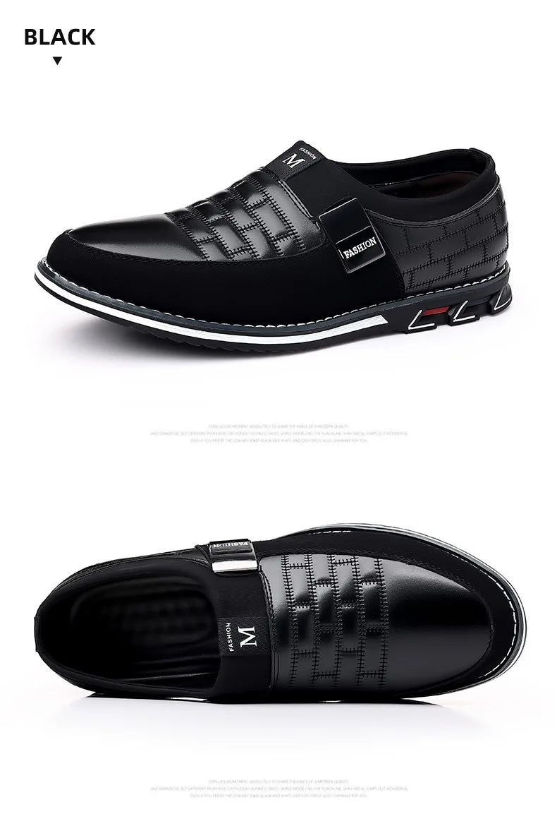 2024 new men's large-size casual leather shoes comfortable, foot cover, four-season models spring autumn, east and summer models