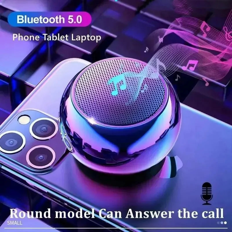 Small Steel Cannon Metal Heavy Duty Subwoofer Outdoor Mini Bluetooth Speaker M3 Flash Wireless Bluetooth Portable Speaker