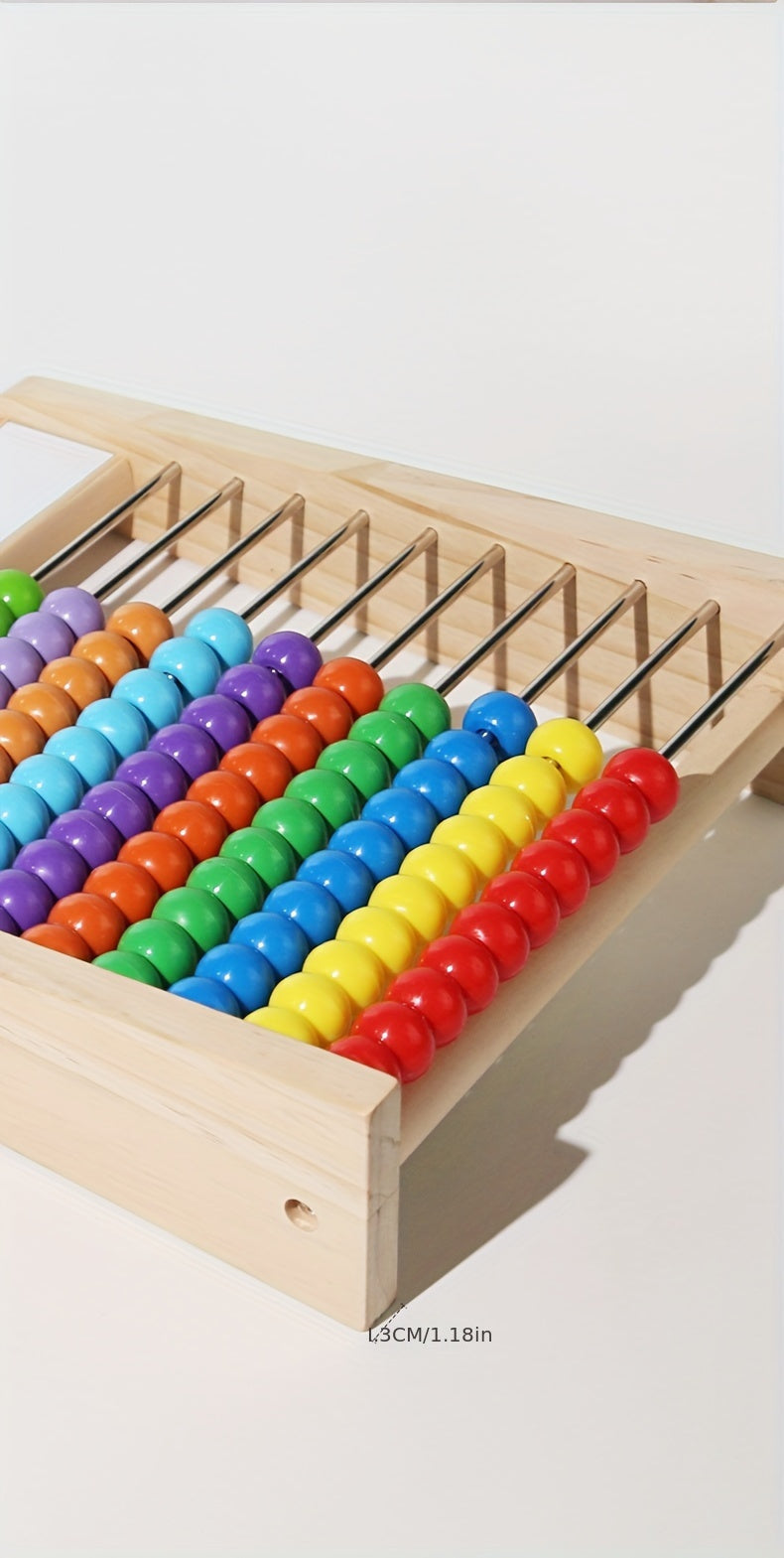 Vibrant Wooden Math Wizard - Develops Addition & Subtraction Skills, Enhances Hand-Eye Coordination, Sensory Learning Tool for Youngsters, Perfect Birthday Gift Idea for Boys and Girls