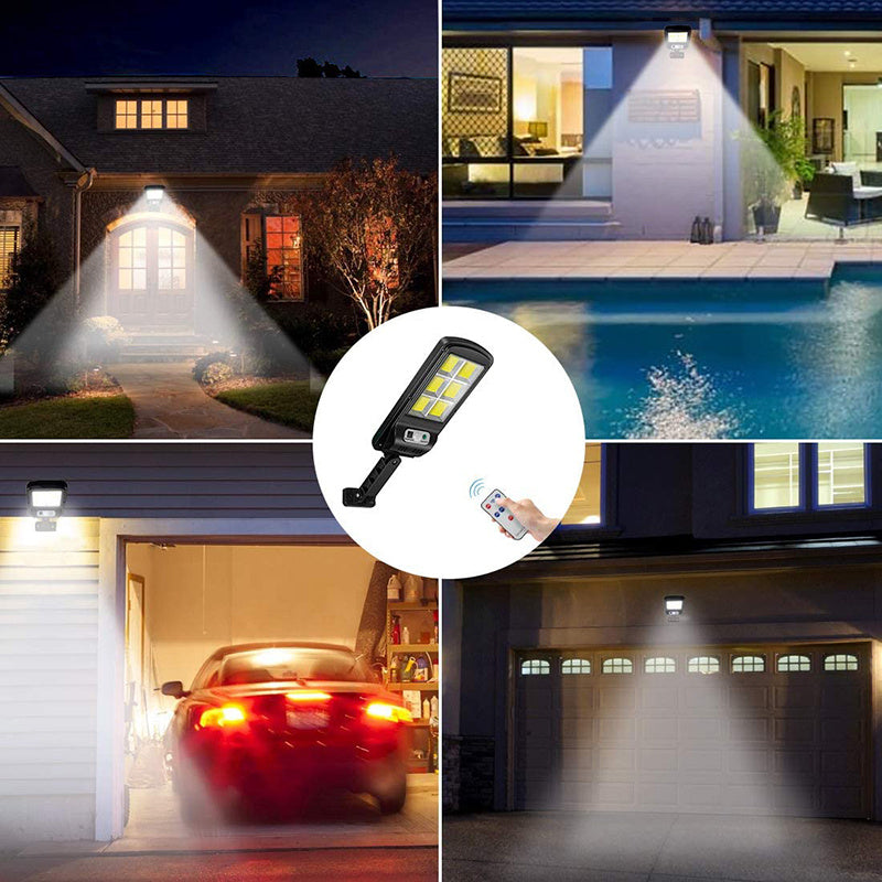 240LED Solar Street Light Commercial Dusk To Dawn Outdoor Motion Sensor Road Wall Lamp for Garden Garage Yard